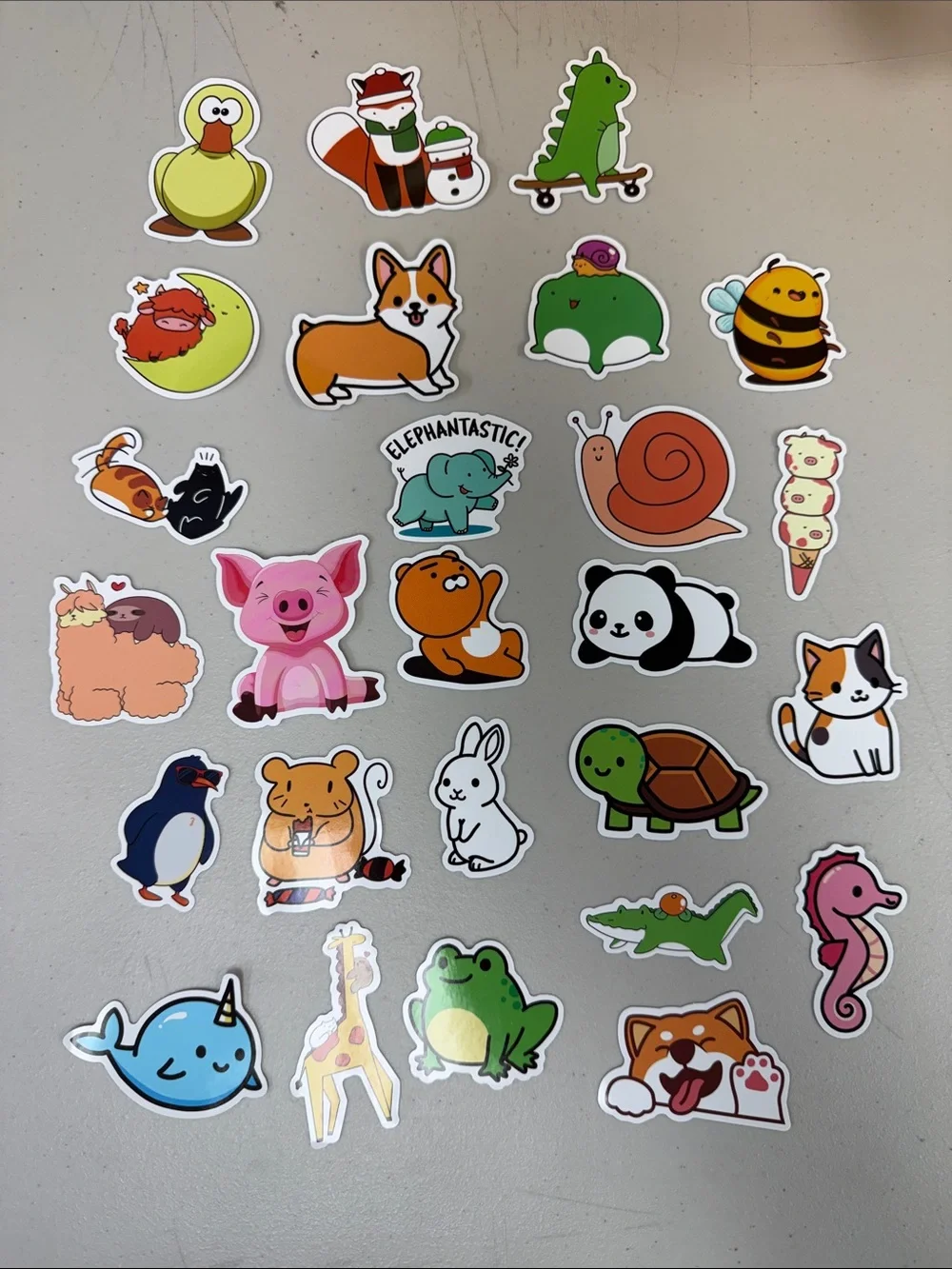 26 count Cute Animal Stickers for Small Pets Lovers - Assorted Colors all new